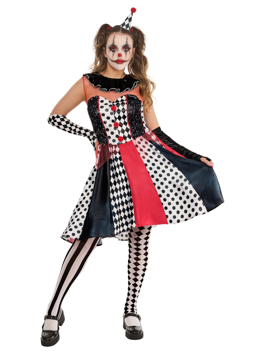 Monochrome Clown Dress 1