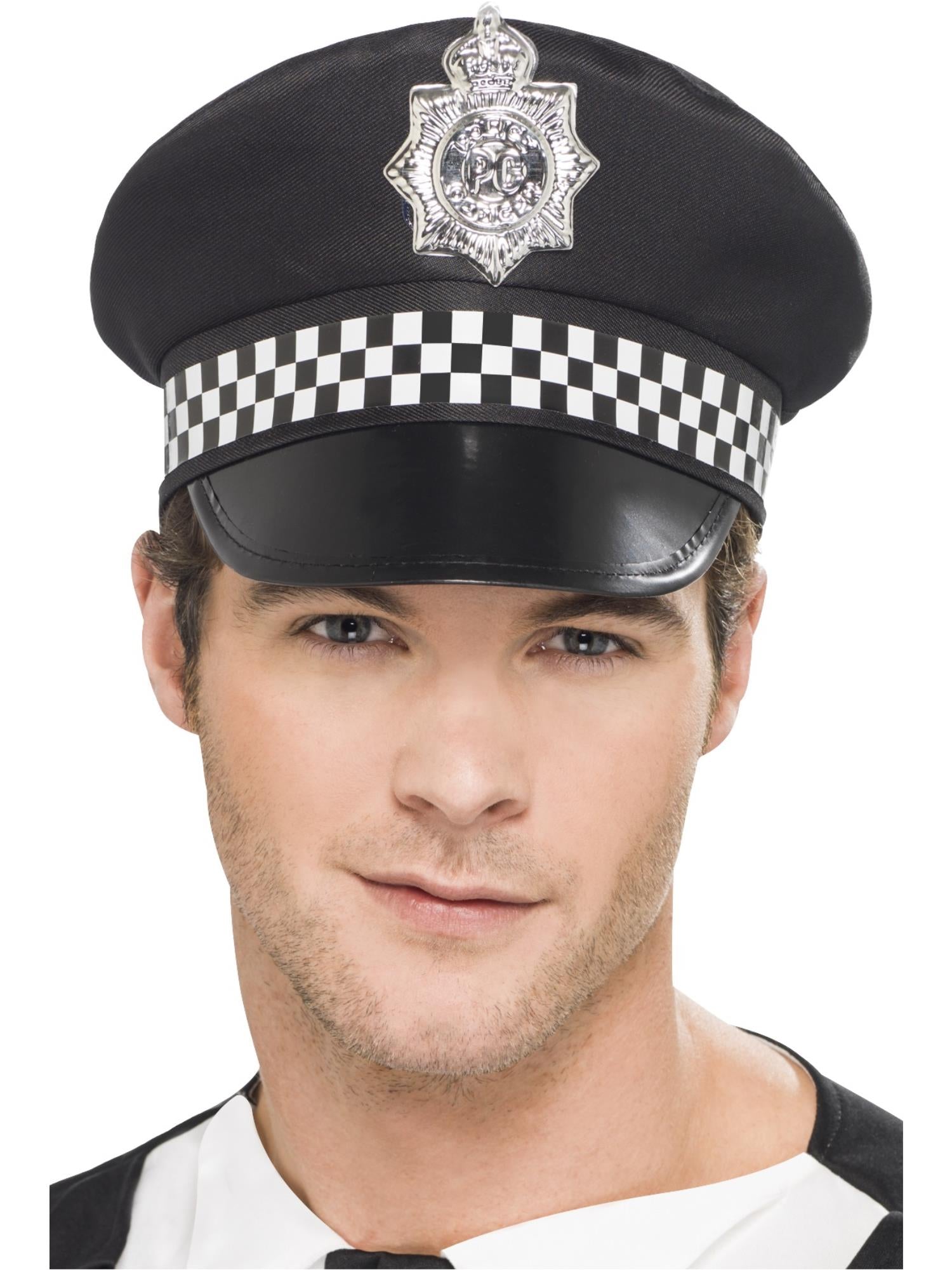 Police Panda Cap, Black 1