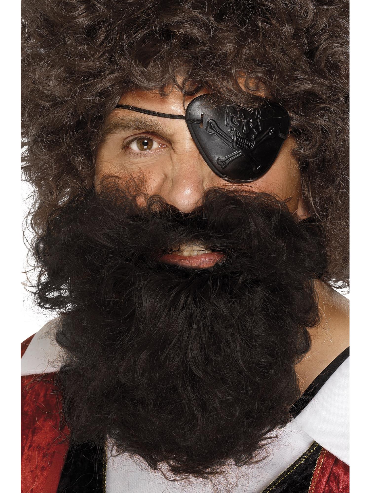 Deluxe Pirate Beard, Brown 1