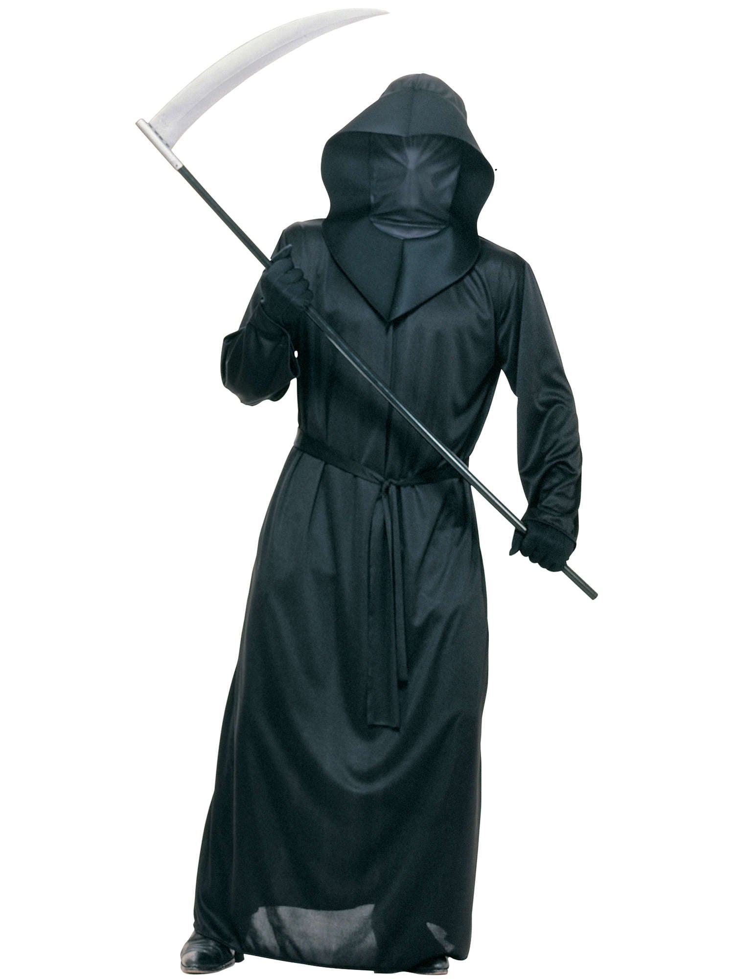 Black Mesh Face Robe STD Adult 1