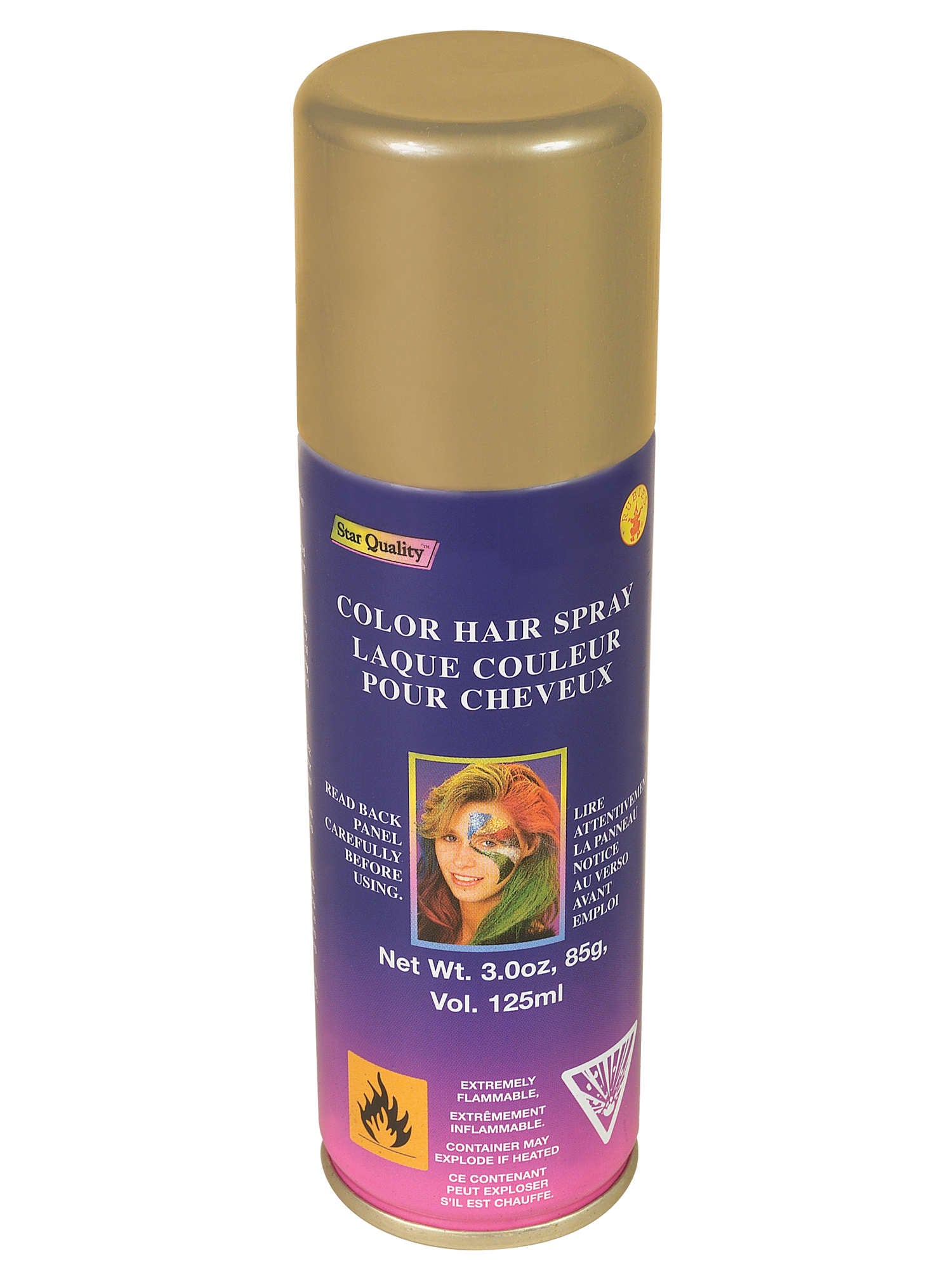 Gold Color Hairspray 1