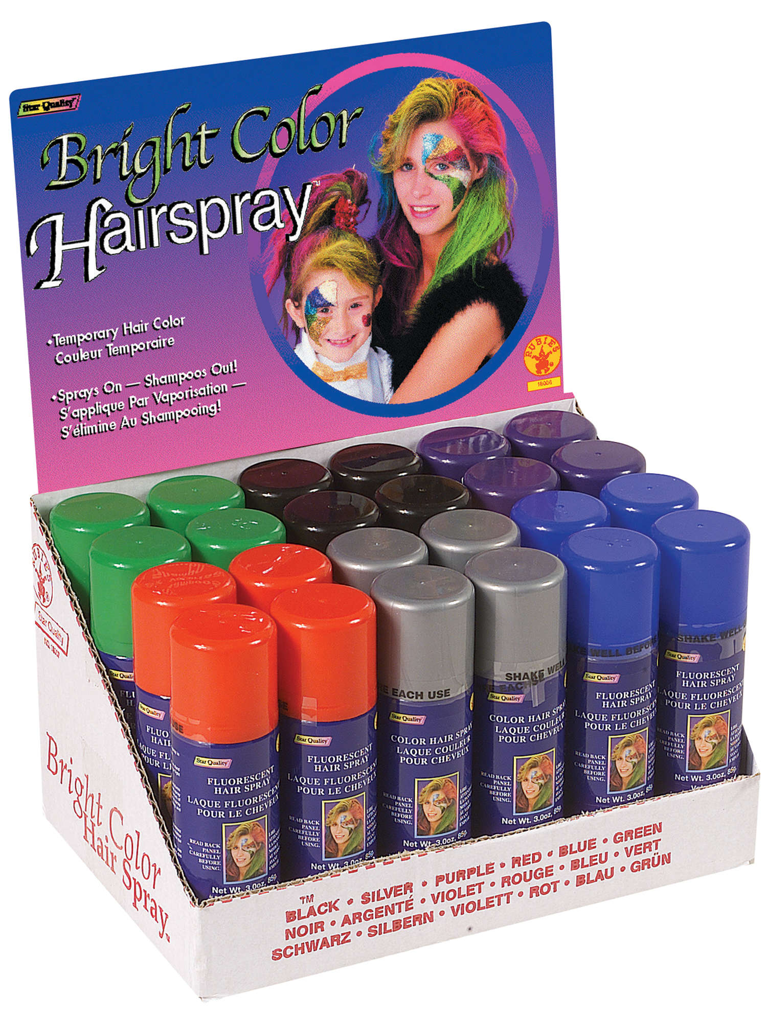HAIR SPRAY DISPLAY KIT 24PC 1