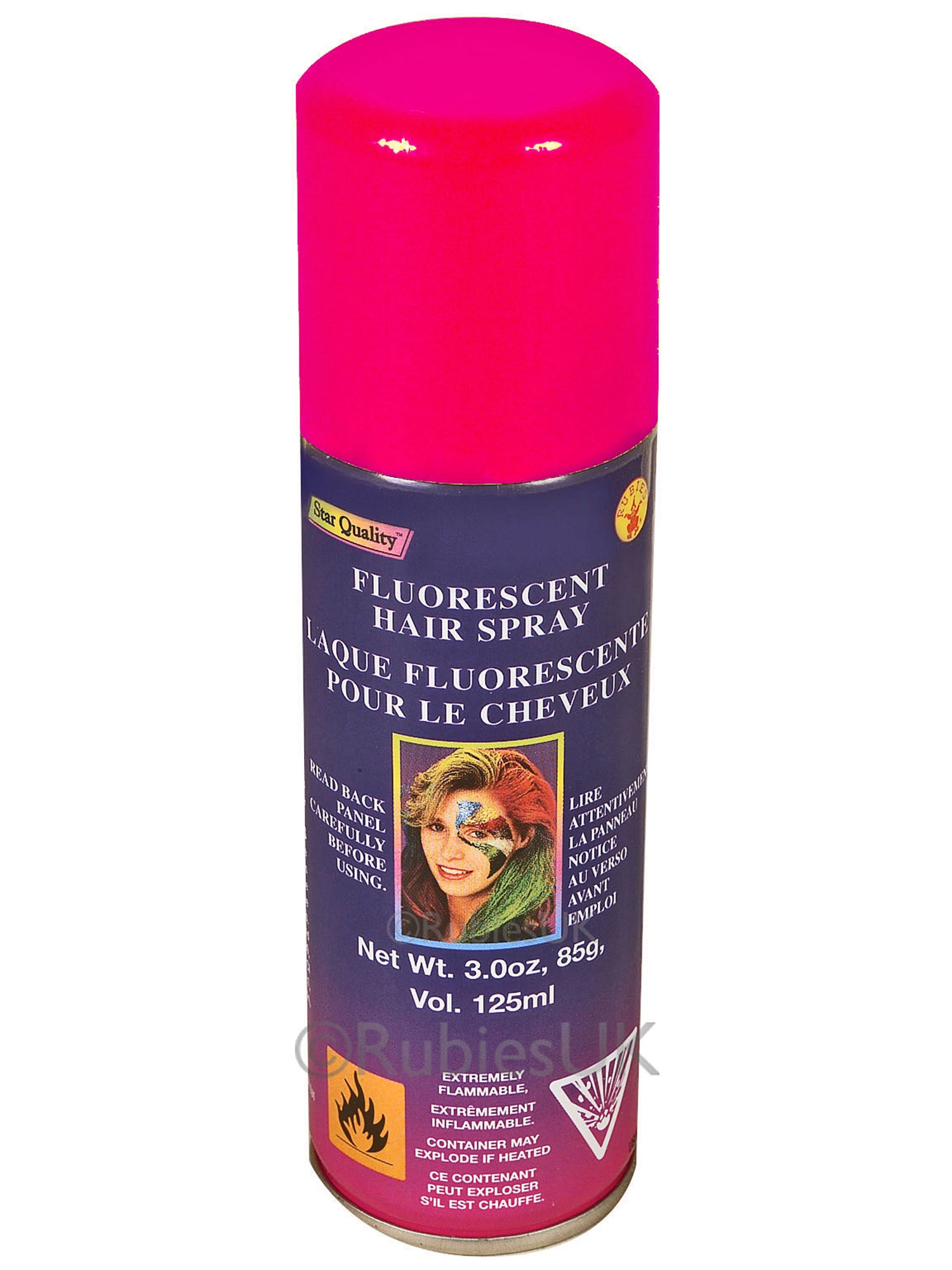 Red Fluorescent Hairspray 1