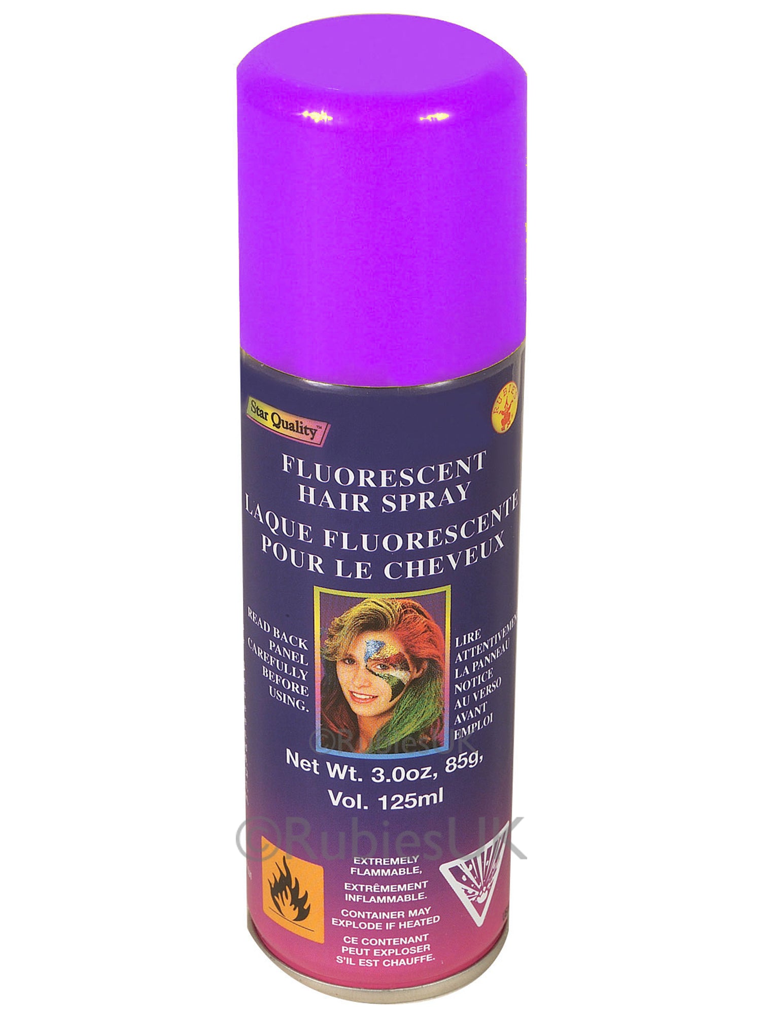Purple Fluorescent Hairspray 1