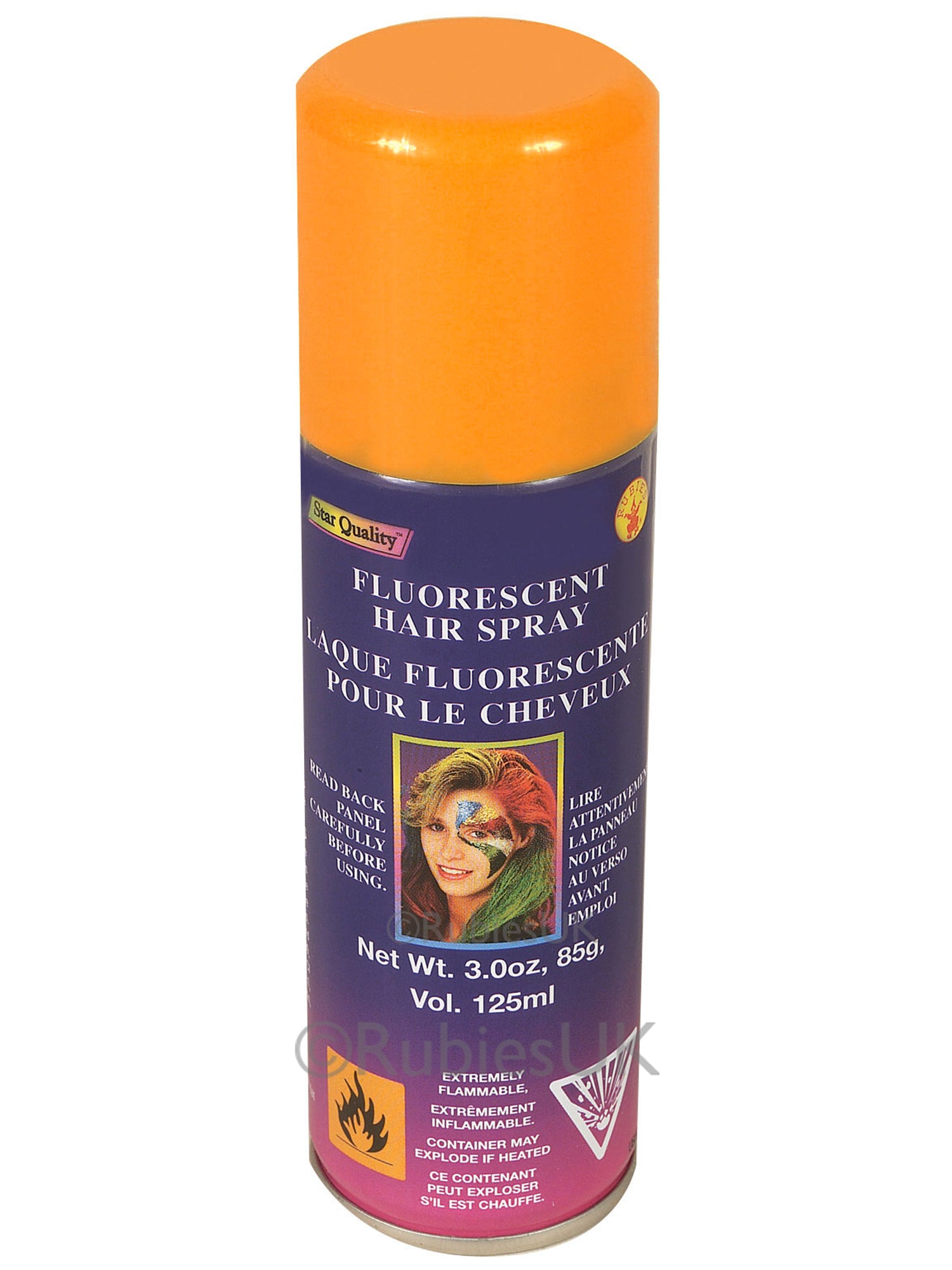 Orange Fluorescent Hairspray 1