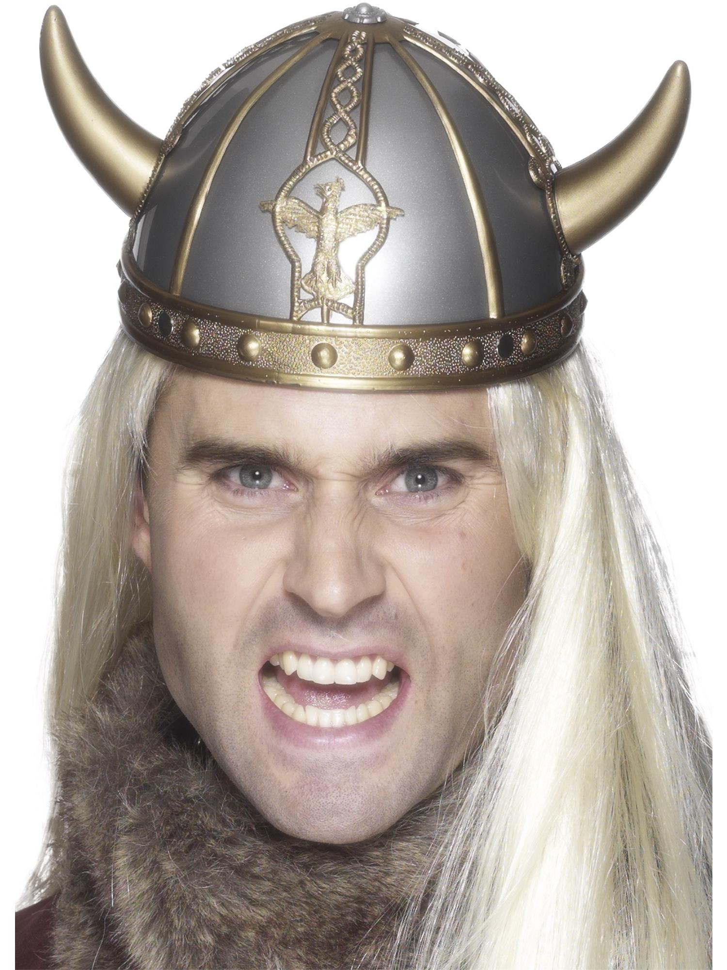 Viking Helmet, Gold & Silver 1