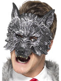 Deluxe Big Bad Wolf Mask, Grey 1