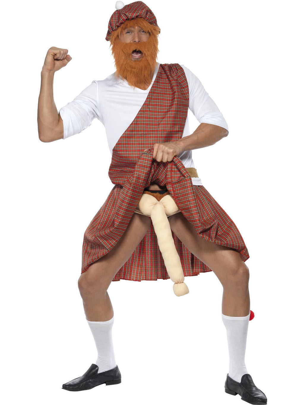 Well Hung Highlander Costume, Red 1