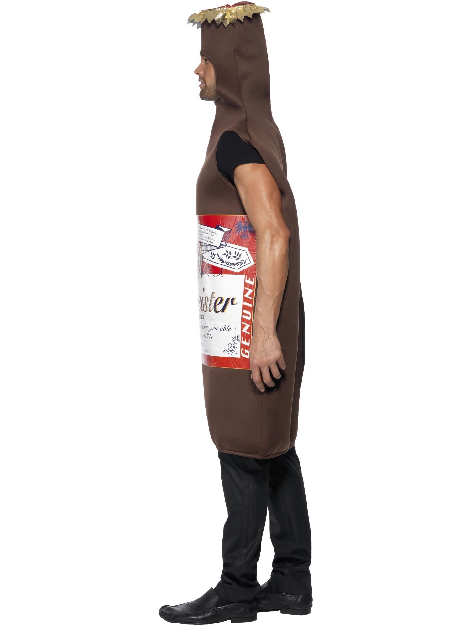 Studmeister Beer Bottle Costume, Brown 3
