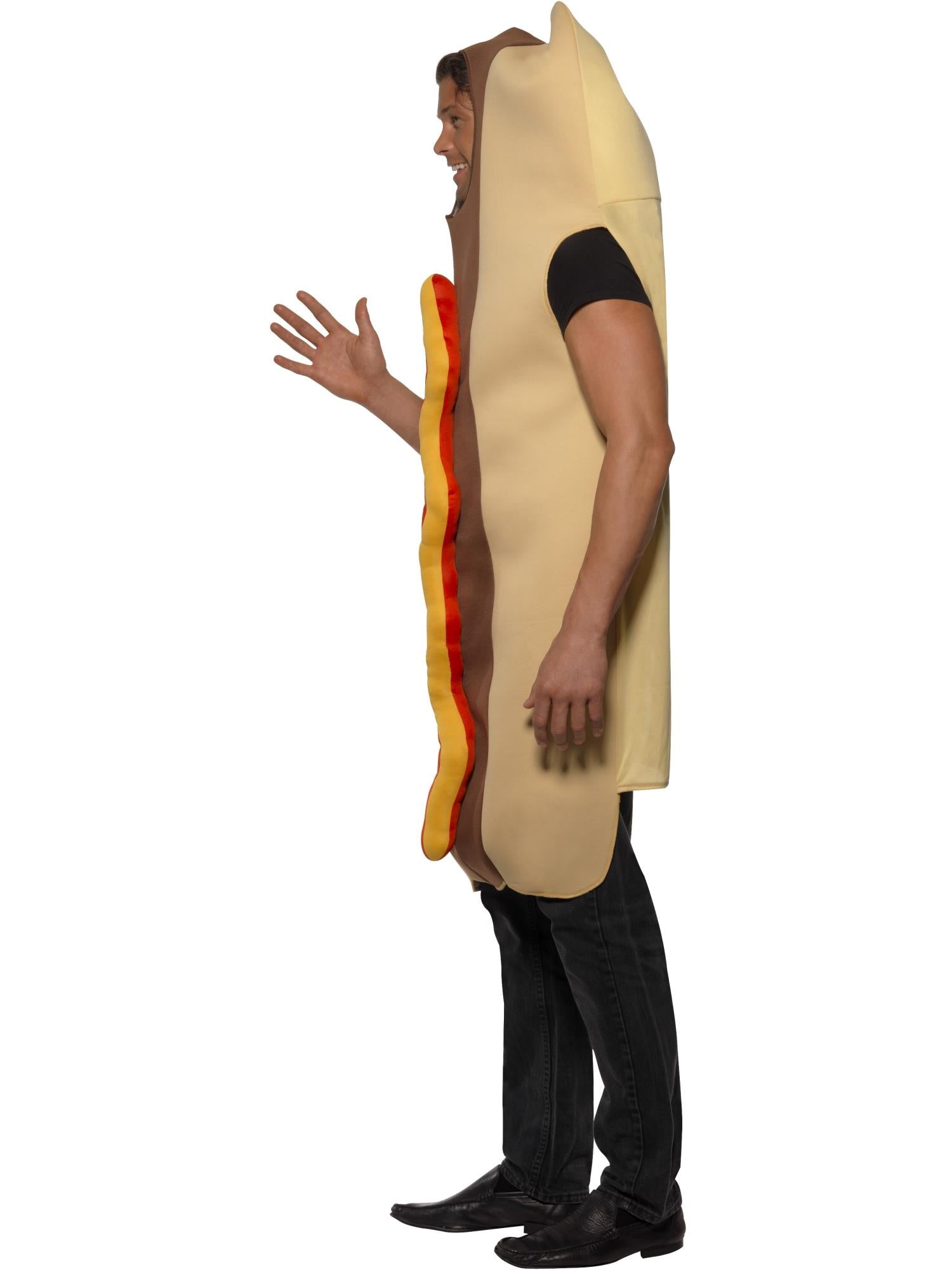 Giant Hot Dog Costume, Brown 3