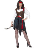Pirate Lady Costume, Brown 1