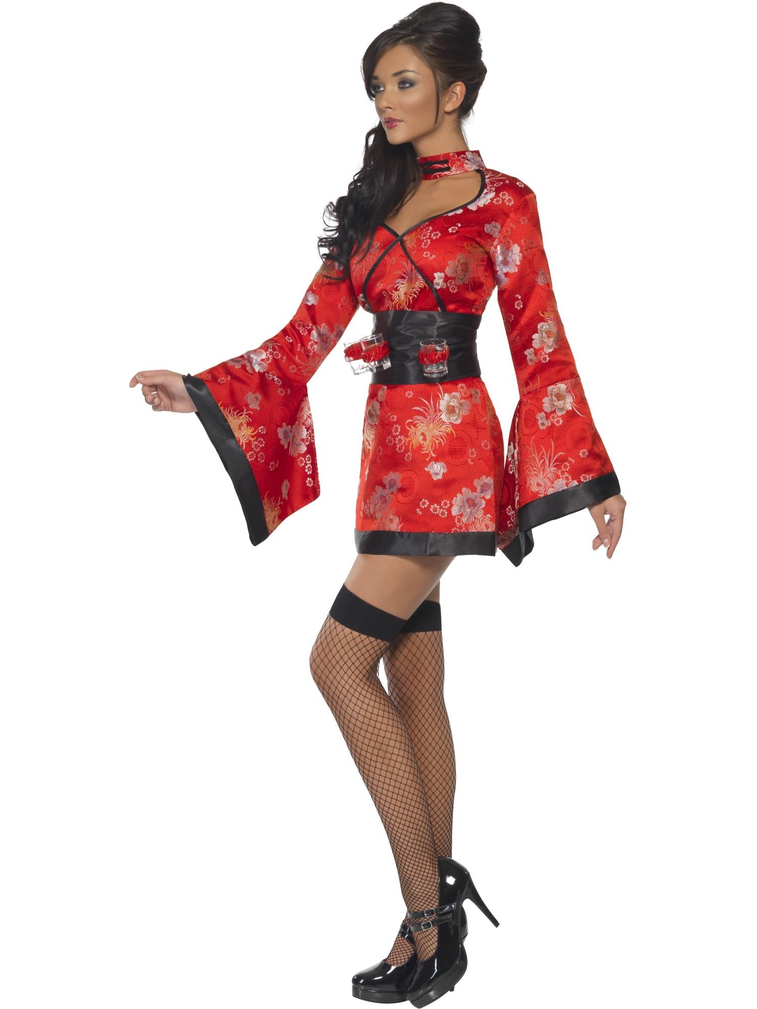 Vodka Geisha Costume, Red 3
