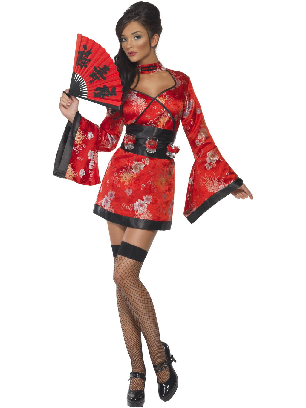 Vodka Geisha Costume, Red 1