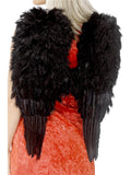 Feather Angel Wings, Black 1
