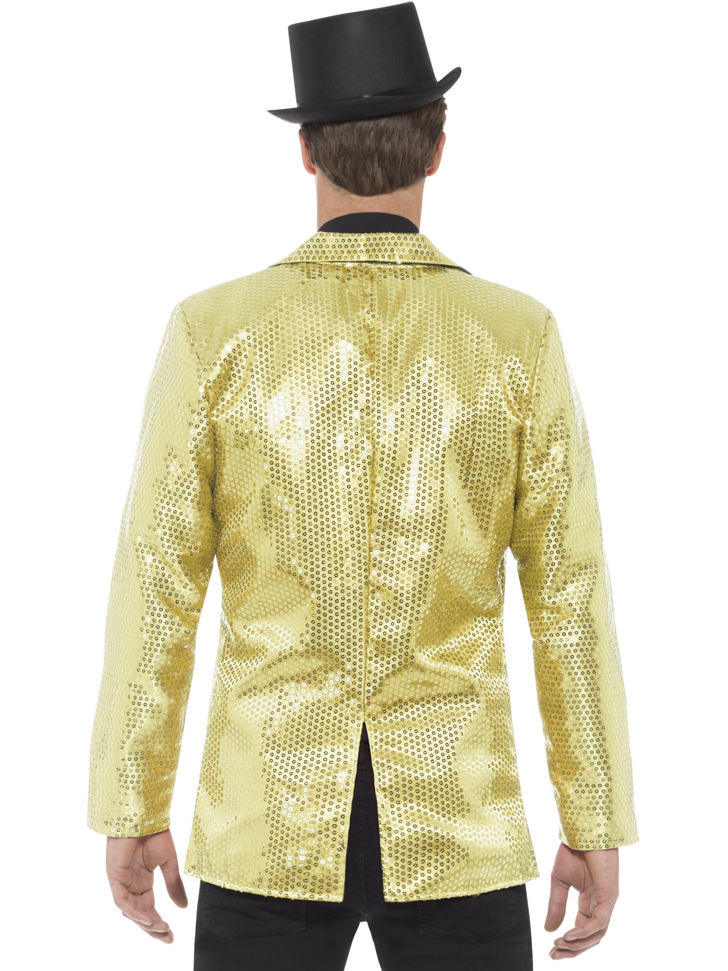 Sequin Jacket, Mens, Gold 2