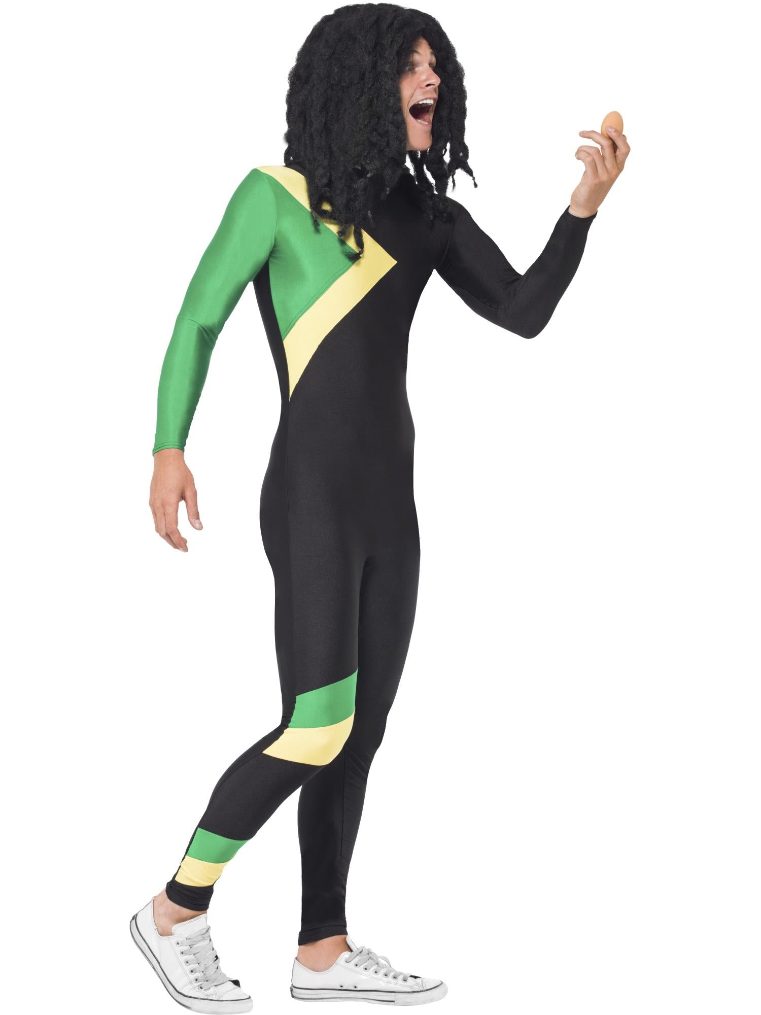 Jamaican Hero Costume, Black 3