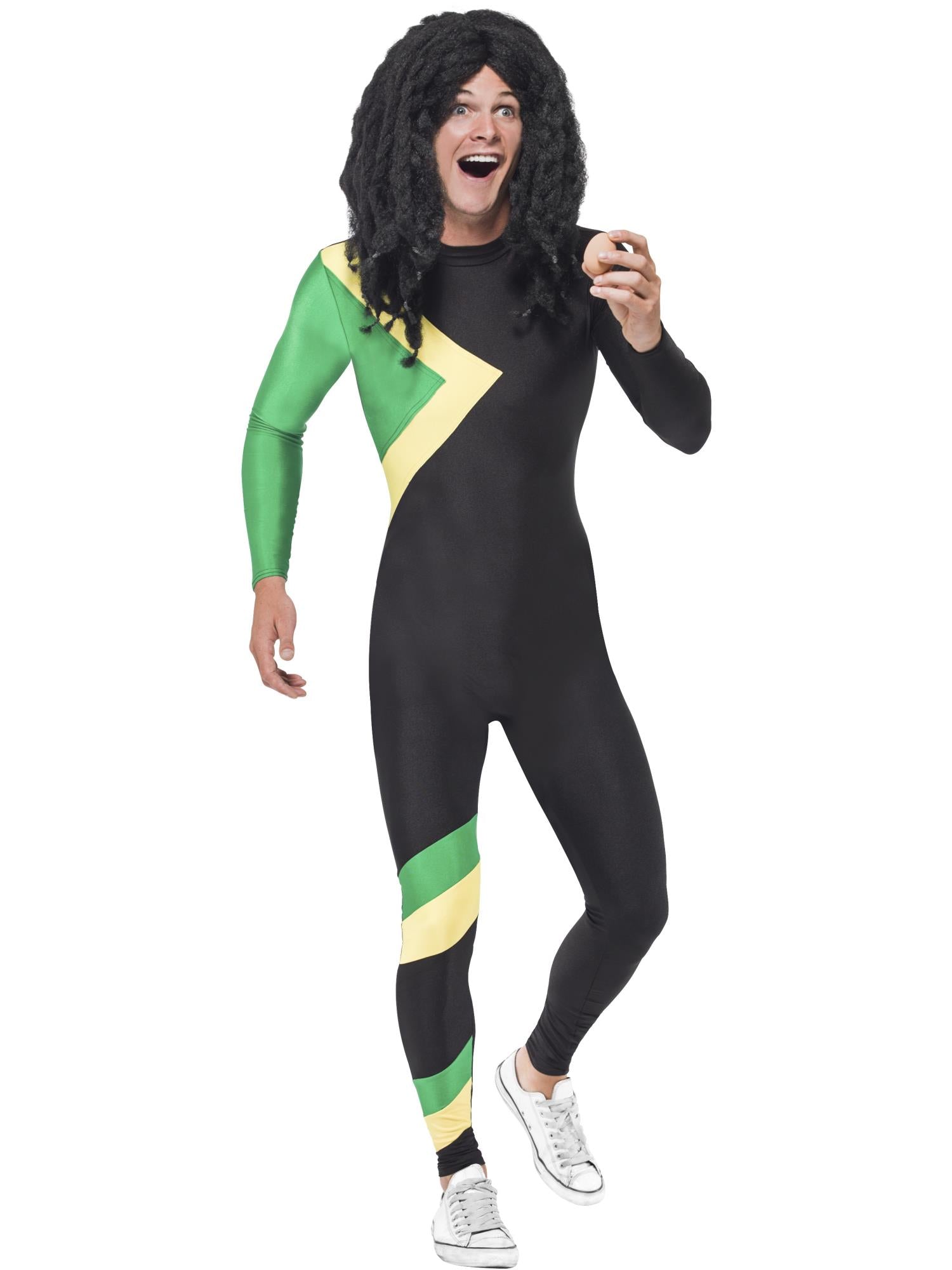 Jamaican Hero Costume, Black 1
