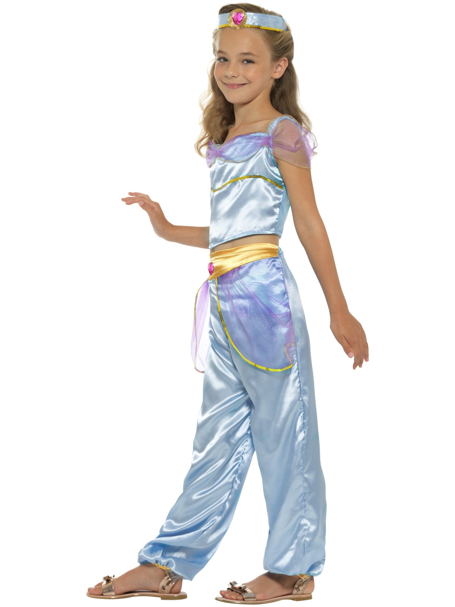 Arabian Princess Costume, Blue 3