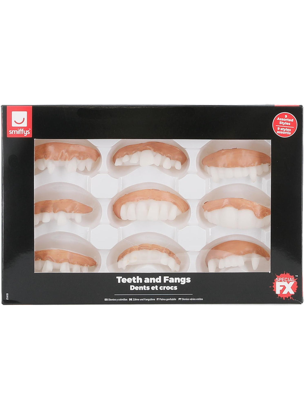 Smiffys Make-Up FX, Assorted Teeth & Fangs 2