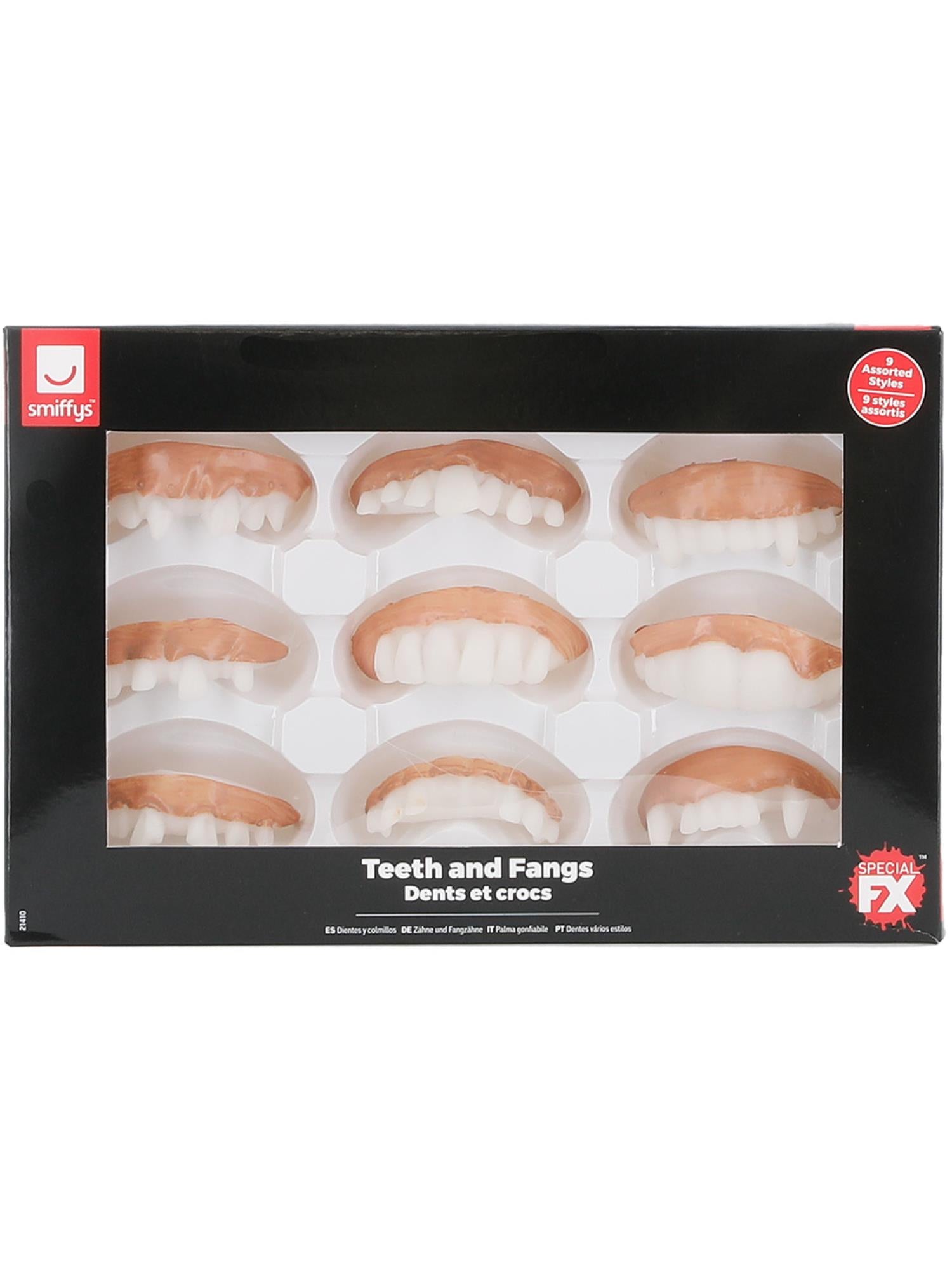 Smiffys Make-Up FX, Assorted Teeth & Fangs 2