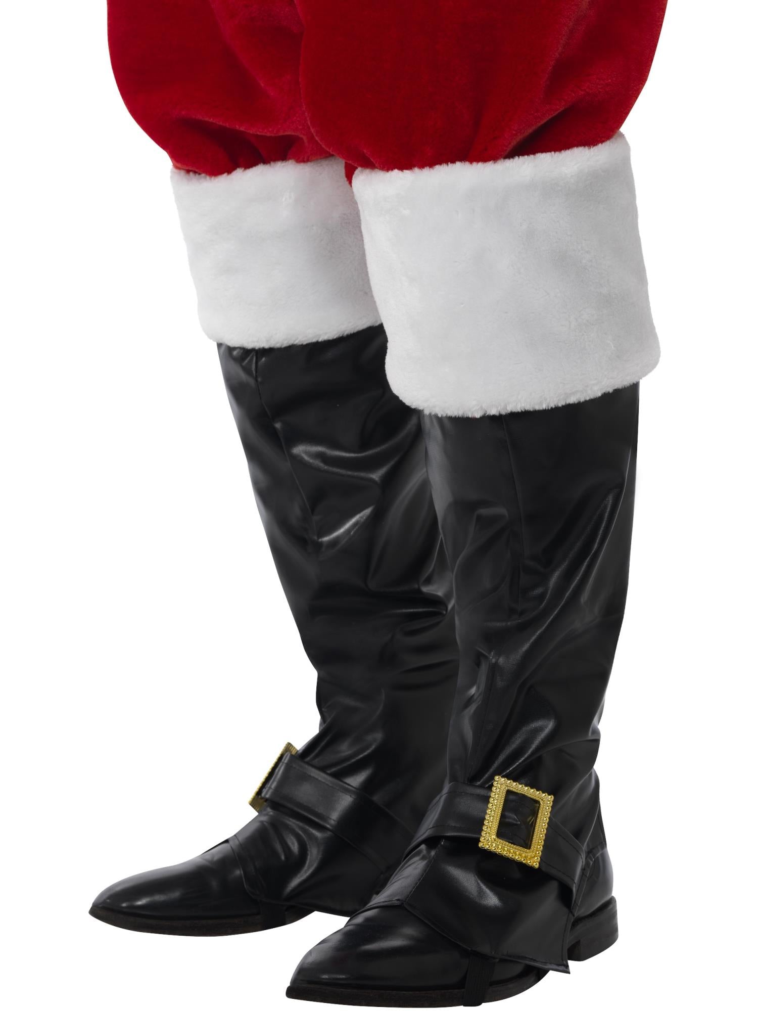 Santa Boot Covers, Black 1