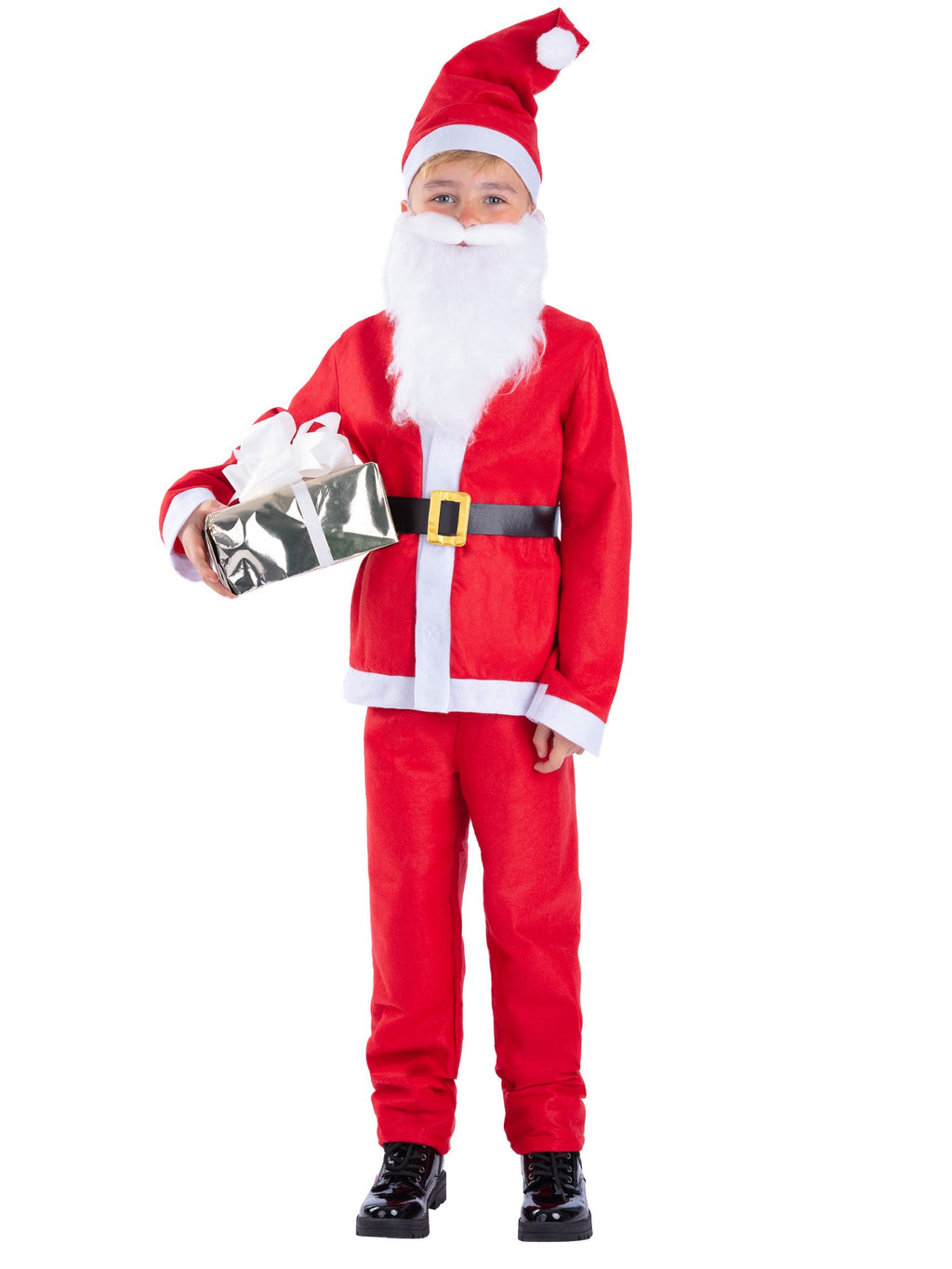 Santa Boy Costume, Red 1