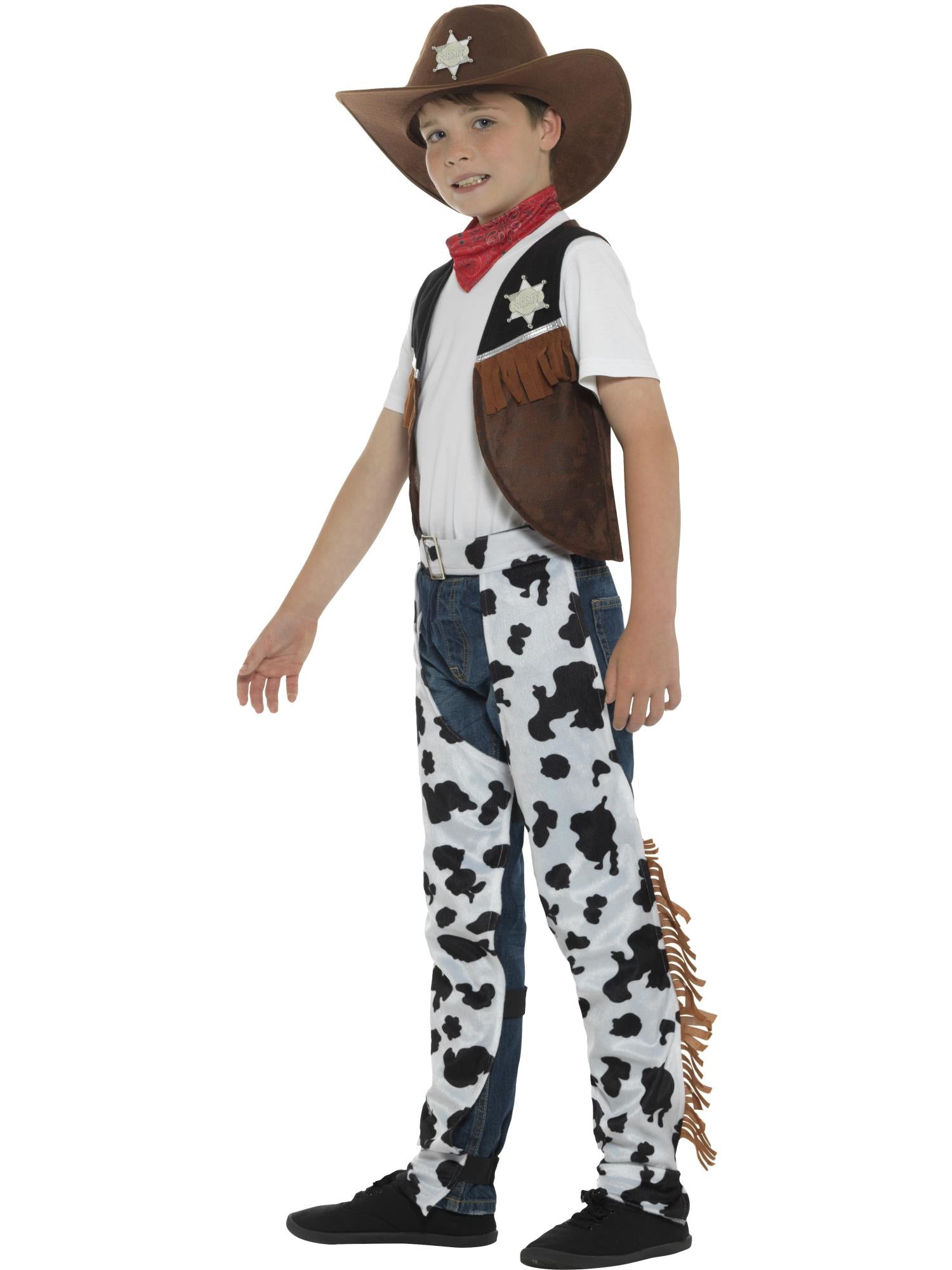 Texan Cowboy Costume, Brown 3