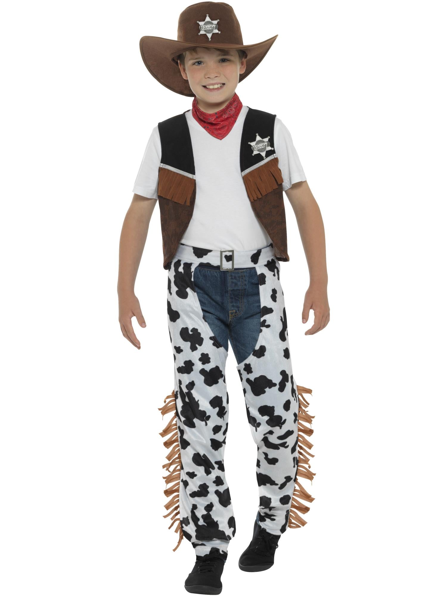 Texan Cowboy Costume, Brown 1