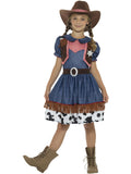 Texan Cowgirl Costume, Blue 1