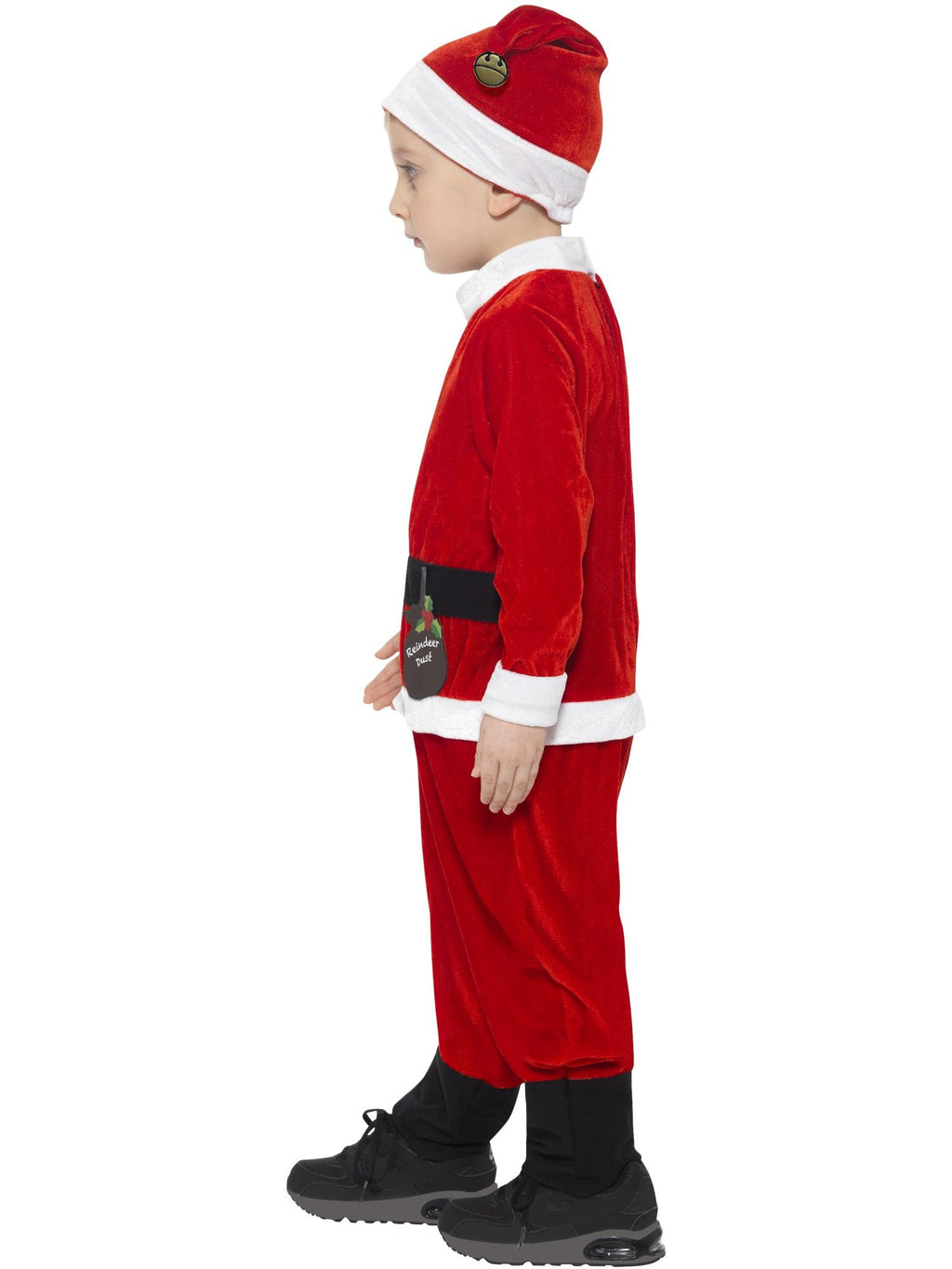 Santa Toddler Costume, Red & White 3
