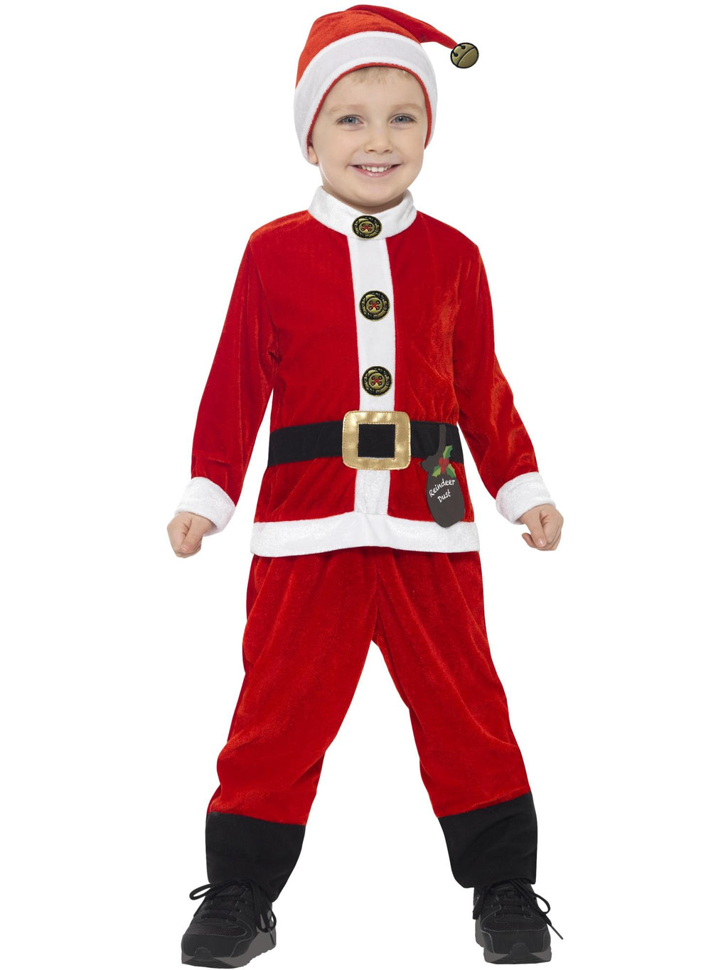 Santa Toddler Costume, Red & White 1