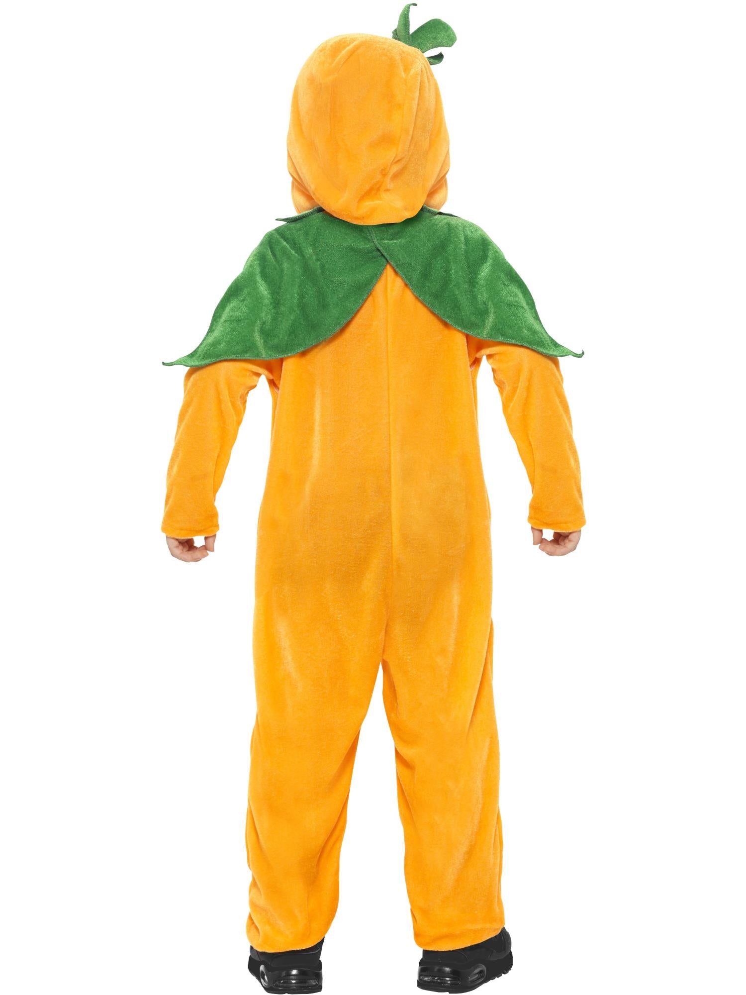 Pumpkin Toddler Costume, Orange & Black 2
