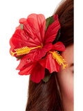 Hawaiian Flower Hair Clip, Red 1
