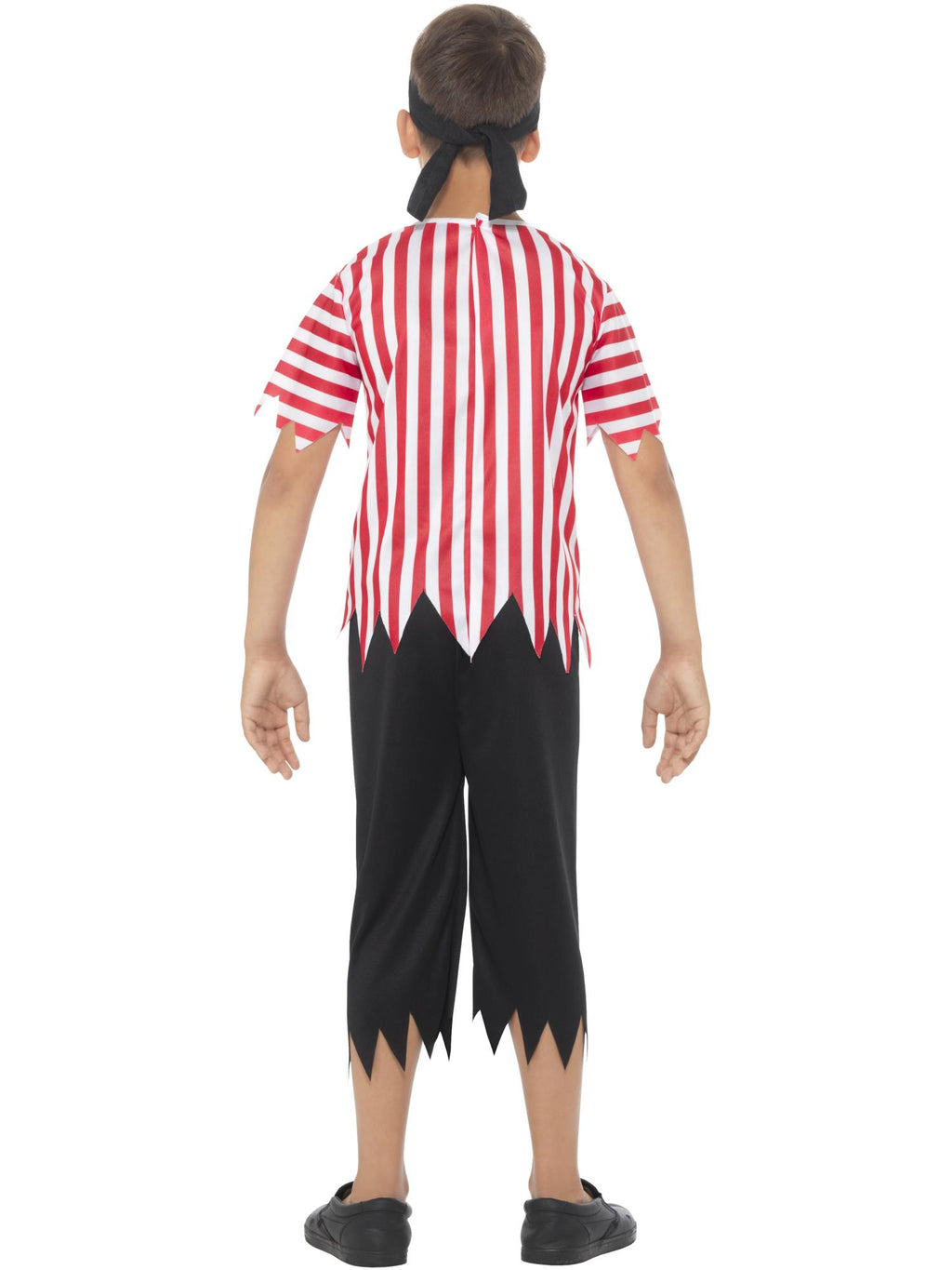 Jolly Pirate Boy Costume, Red & White 2