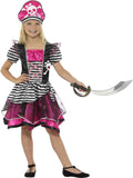 Perfect Pirate Girl Costume, Black & Pink 1