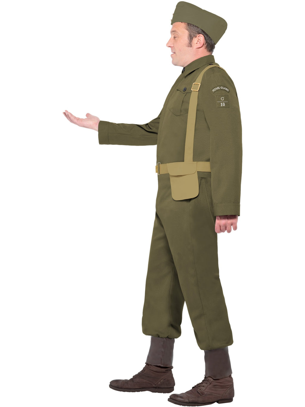 WW2 Home Guard Private Costume, Green 2