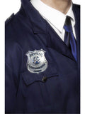 Metal Police Badge, Silver 1