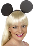Mouse Ears on Headband, Black 1