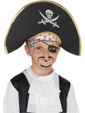 Pirate Captain Hat, Black 1