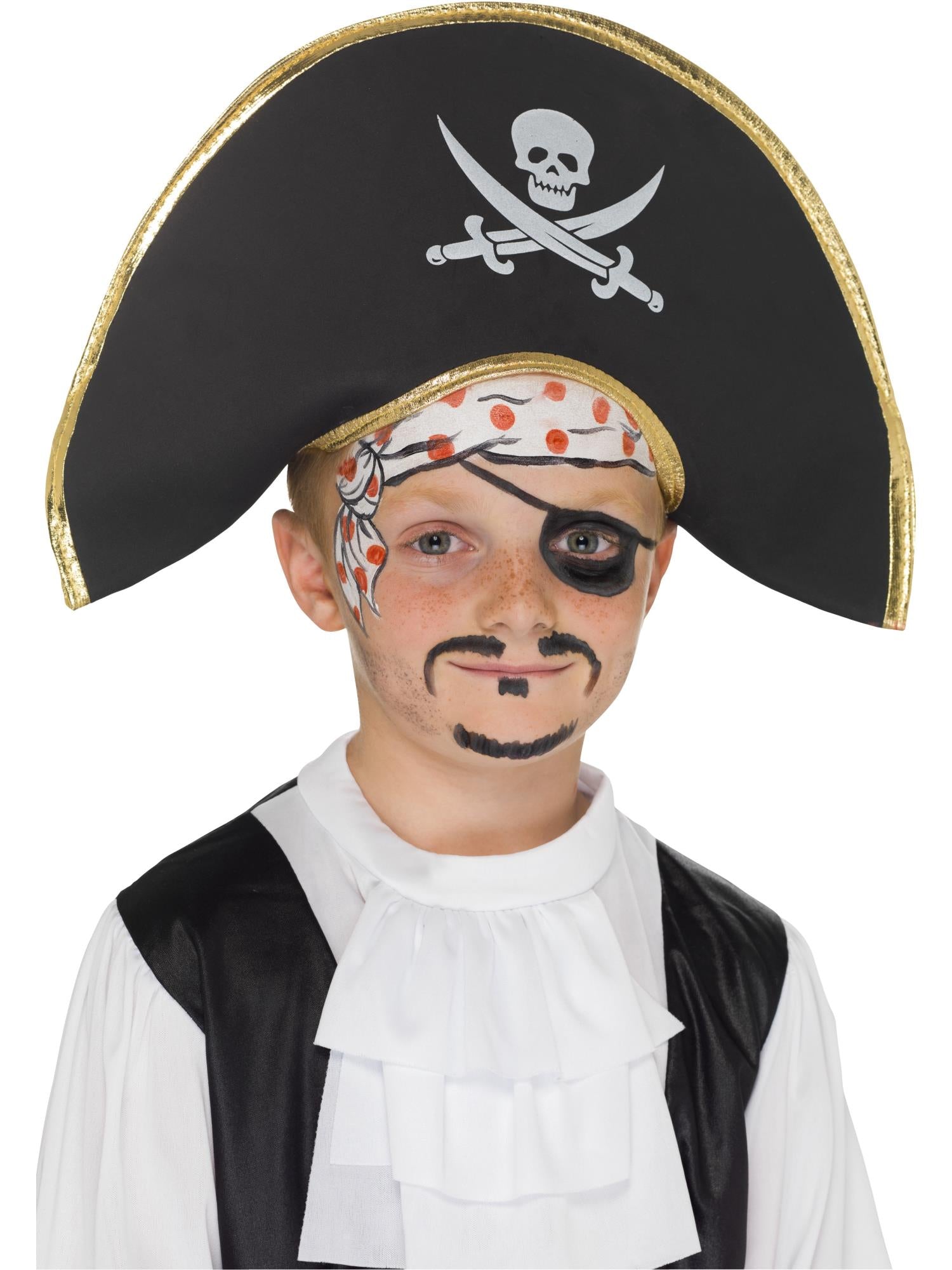 Pirate Captain Hat, Black 1