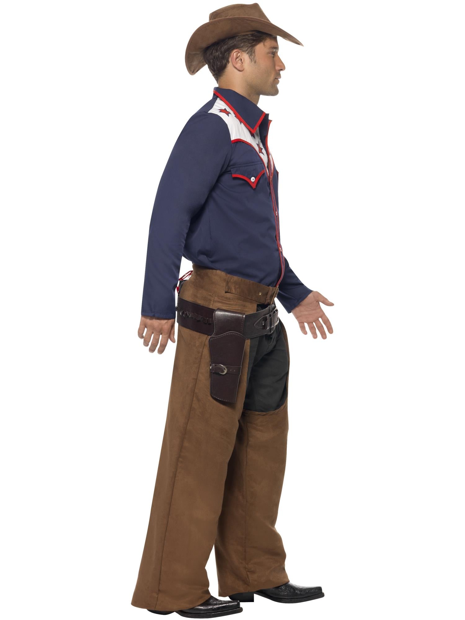 Rodeo Cowboy Costume, Blue 3