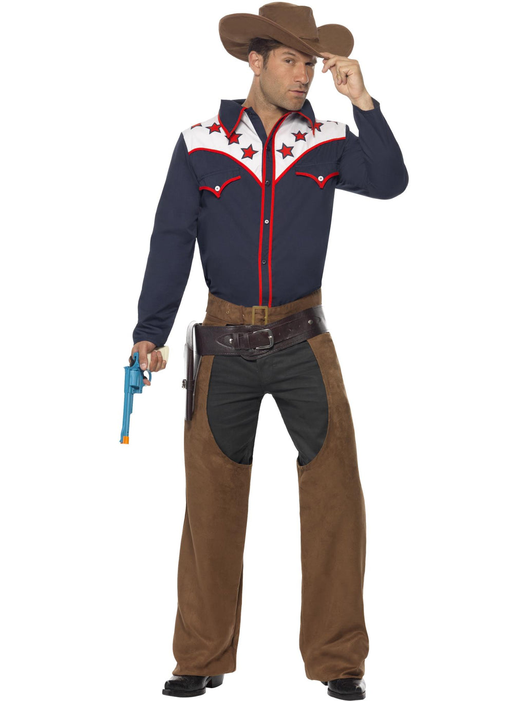 Rodeo Cowboy Costume, Blue 1