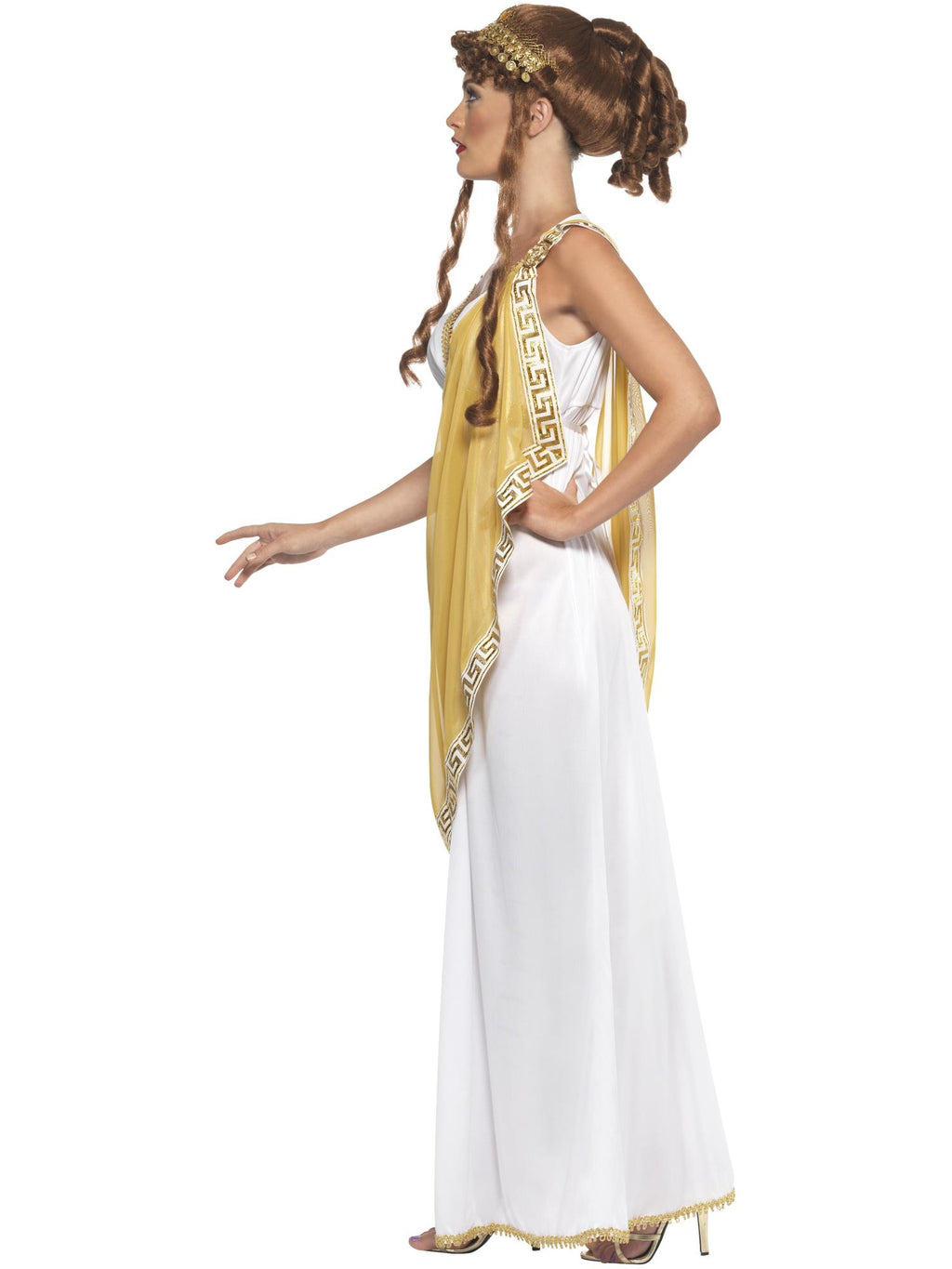 Helen of Troy Costume, White & Gold 3
