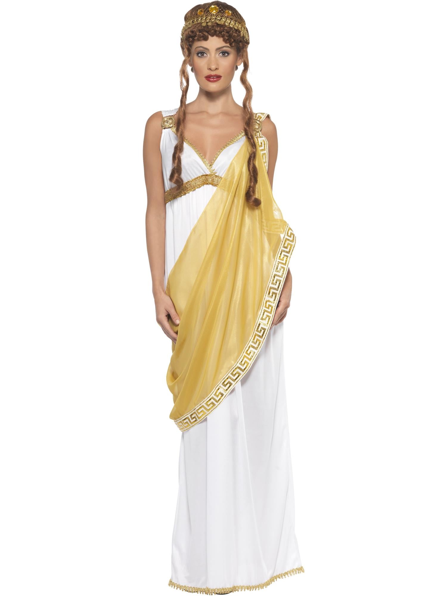 Helen of Troy Costume, White & Gold 1