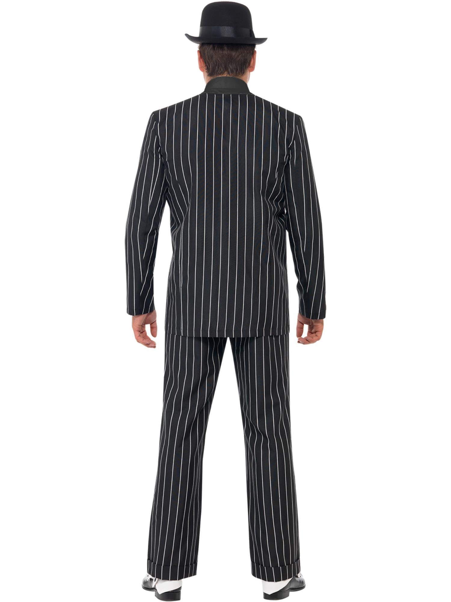 Vintage Gangster Boss Costume, Black 2