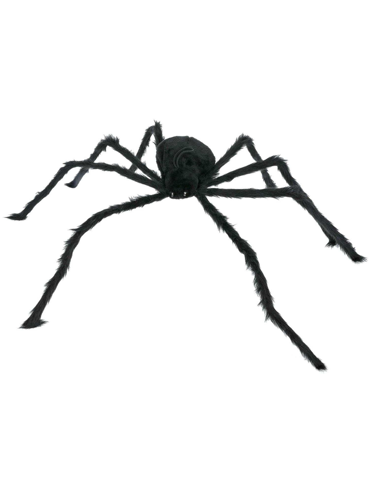 Giant Hairy Spider with Light Up Eyes, Black 2