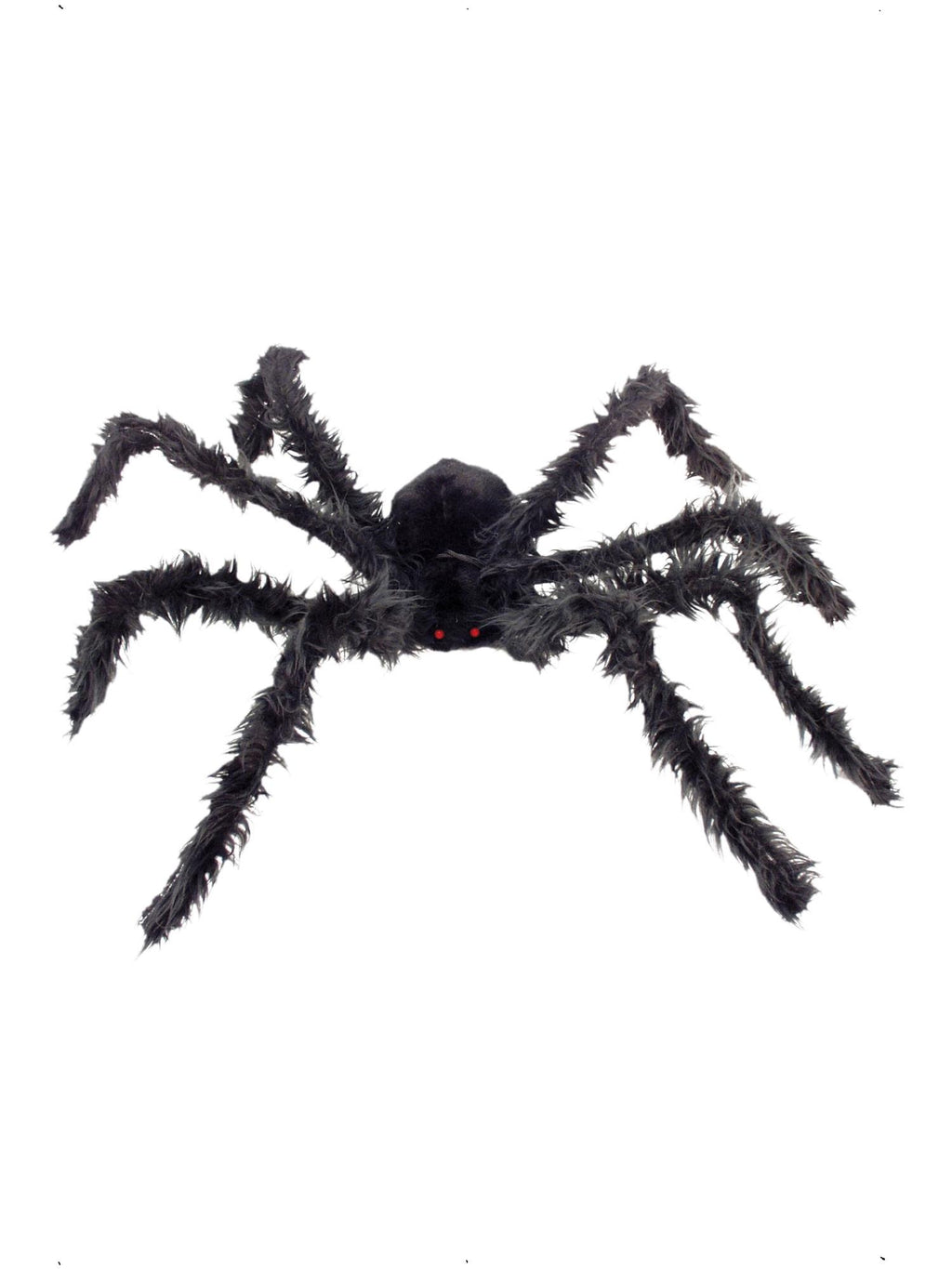 Giant Hairy Spider with Light Up Eyes, Black 1