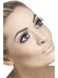Eyelashes Spiderwebs with Glitter, Blue 1
