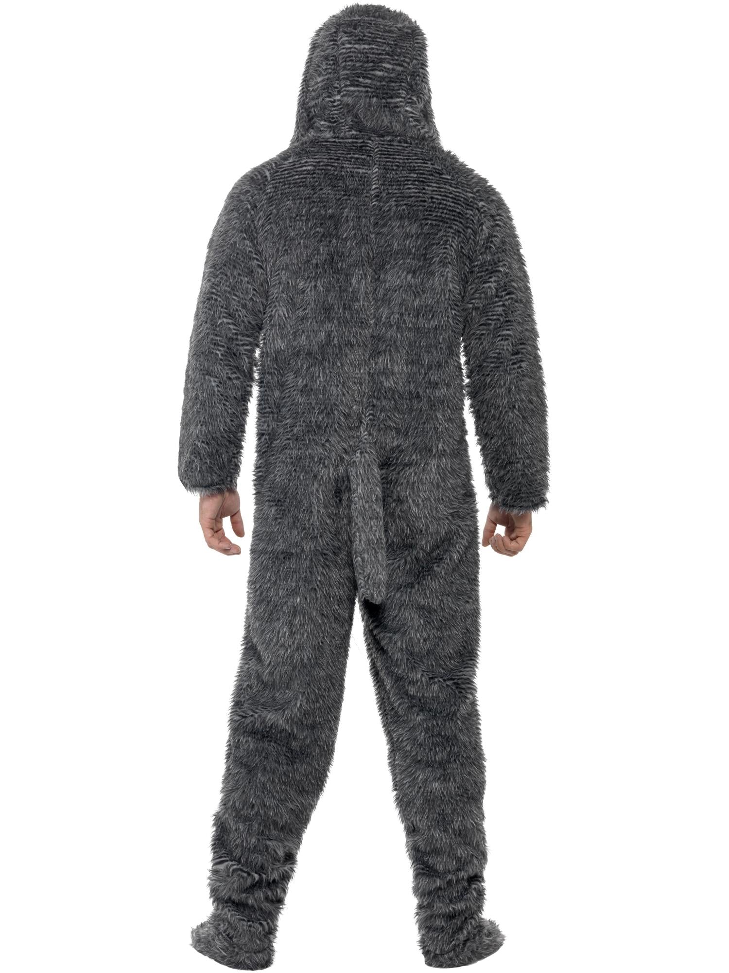 Fluffy Dog Costume, Grey 2
