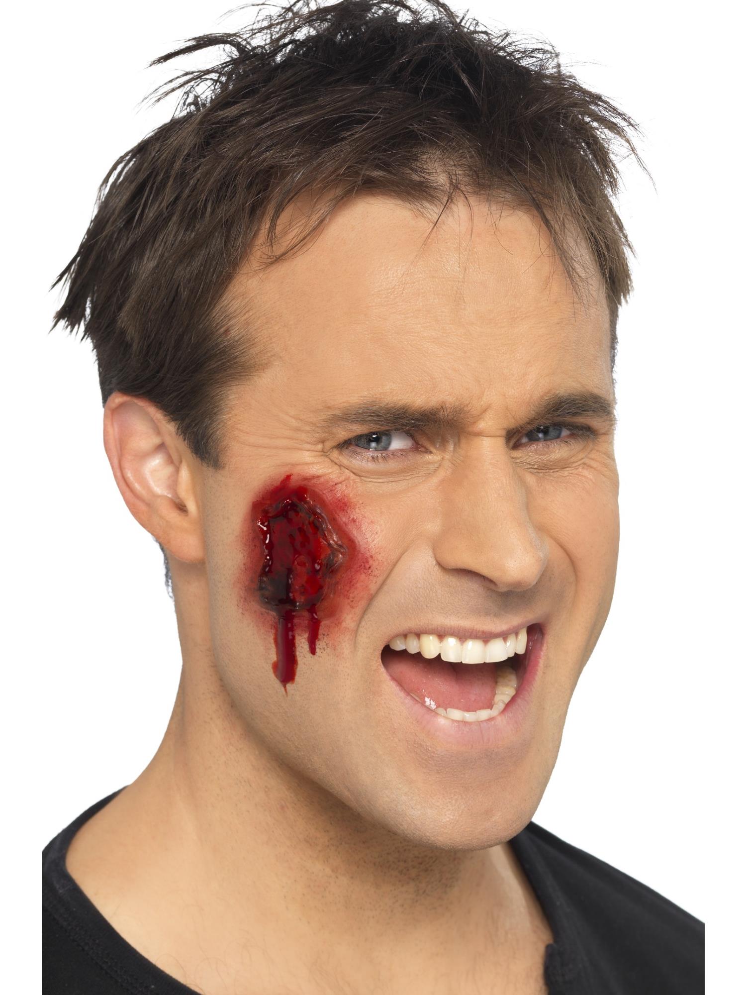 Smiffys Make-Up FX, Gory Wounds, Red 1
